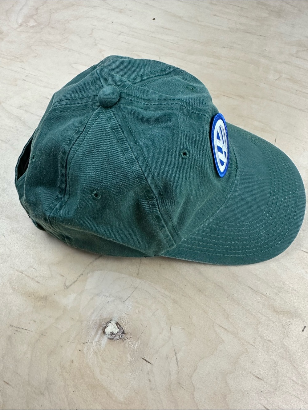 Volkswagen Green Baseball Cap with Blue & White Patch - Picture 4 of 11